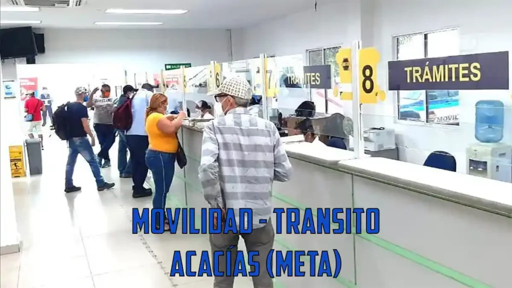 Movilidad transito Acacias Meta