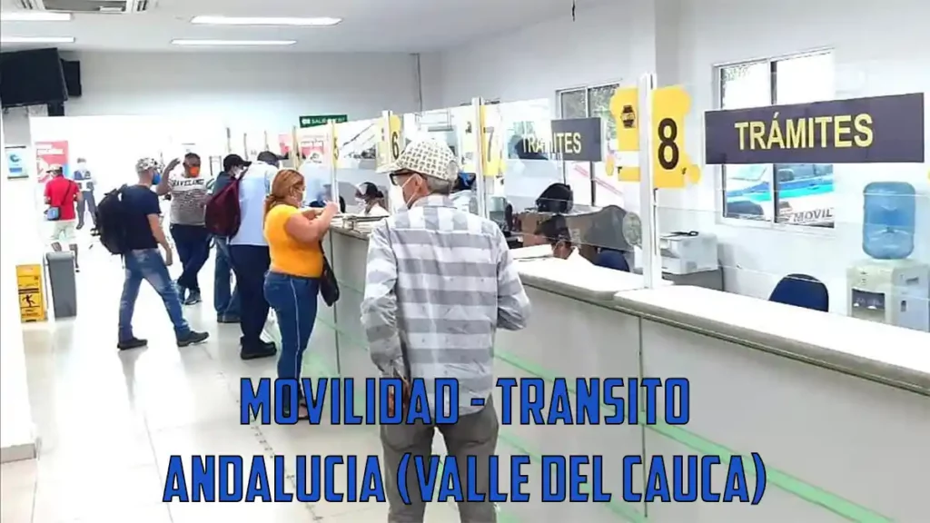 Movilidad transito Andalucía Valle del Cauca