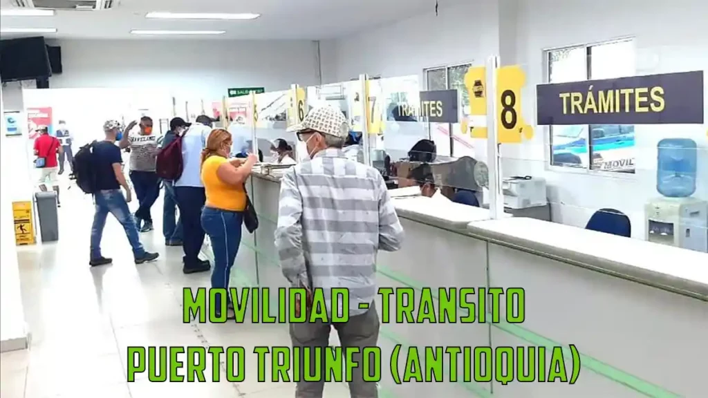 Movilidad transito Puerto Triunfo Antioquia