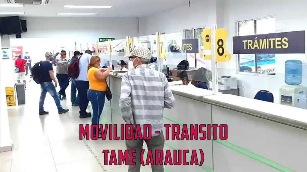 Movilidad transito Tame Arauca