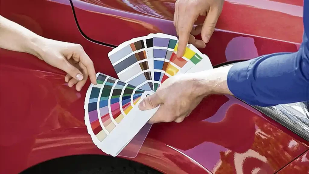 Cambio de color vehículo automotor