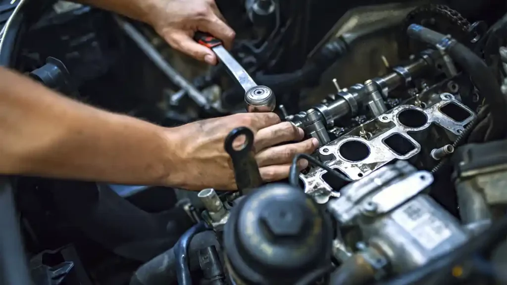 Cambio de motor vehículo automotor