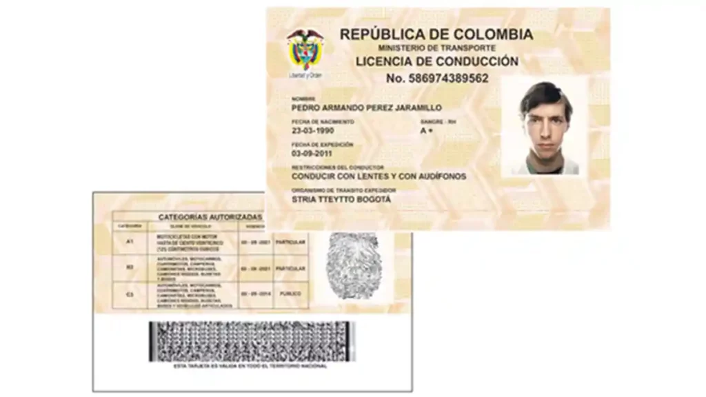 Licencia a1 Colombia