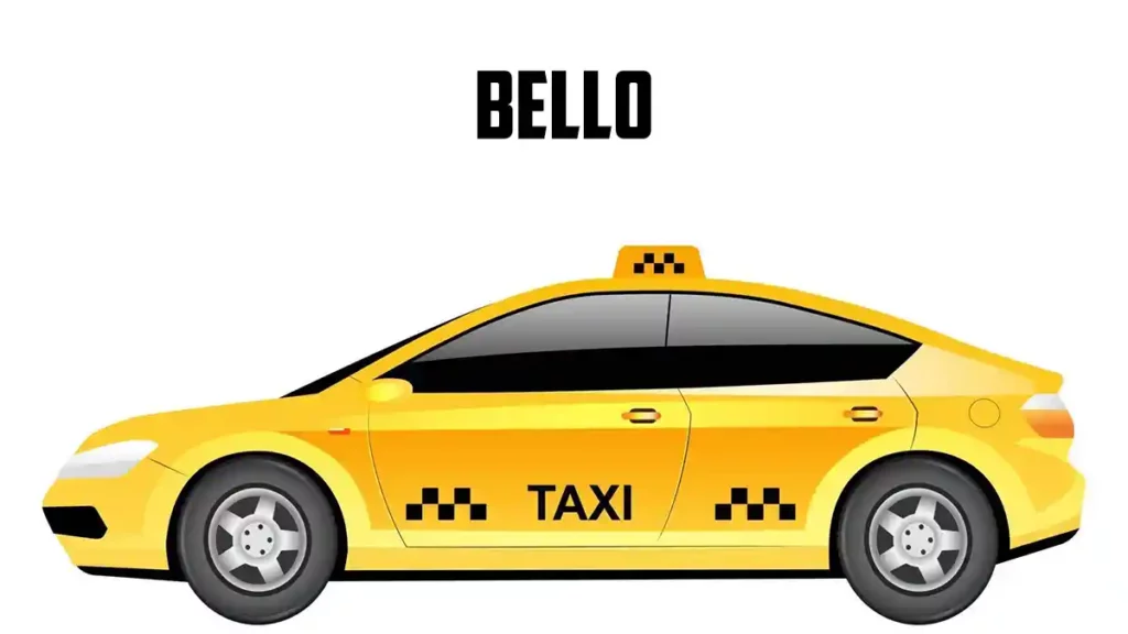 Taxi en Bello